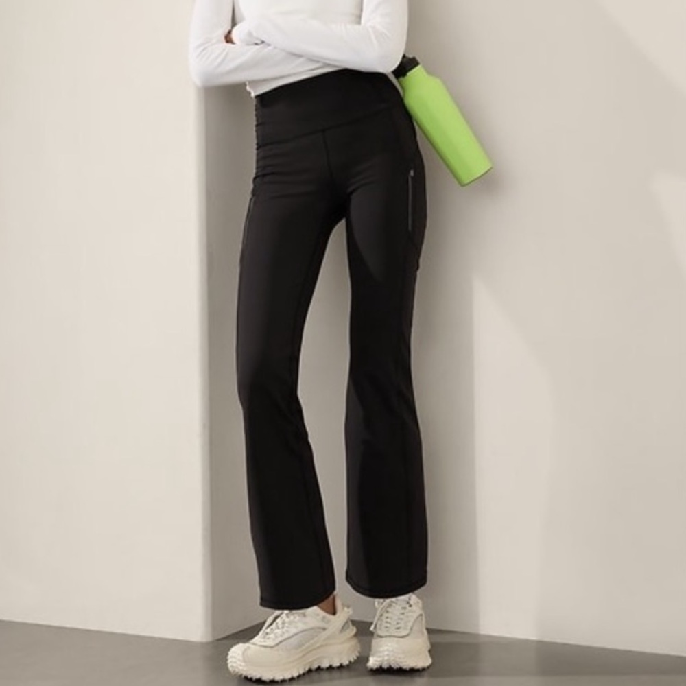 Athleta Rainer Bootcut Black Flare Pants Medium‎